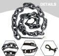 6 Ft Funny Dog Leash - Giant Plastic Chain Leash with Puppy Collar for Small Dogs, Cats, and Puppies - Black Funny Chain Dog Leash. 