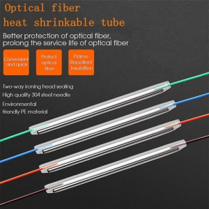 100 cái/lốc 1mm cáp quang cho tay áo bảo vệ 45mm 60mm đường kính FTTH nhiệt co lại bảo vệ mối nối