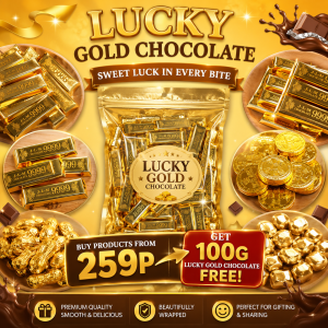 Gold Coins Milk Chocolate lucky Choco Coins | Sweet Gift Chocolate for Kids & Adults | 100g / 250g / 500g
