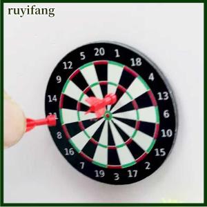 ruyifang บ้านตุ๊กตาขนาดเล็ก1เซ็ตชุดเกมลูกดอกของเล่นจำลองบ้านตุ๊กตาของตกแต่งบ้าน