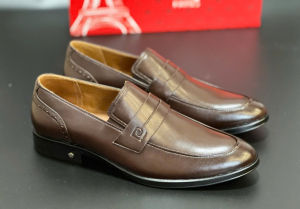 CrocsFanClub – D442 - Giày nam Piere Cardin có đai giày da bò nhập Ý size 39-43