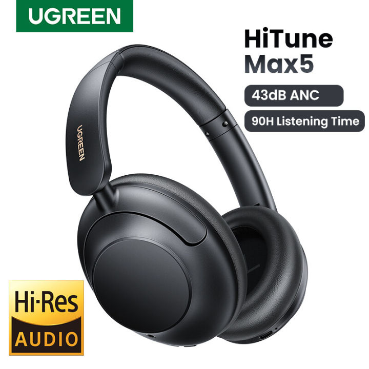 UGREEN HiTune Max5 Hybrid 43dB ANC Active Noise Cancelling Headphones ...