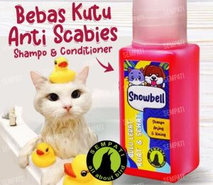 Sempati Snowbell 30 Ml Shampo Sampo Kucing Anjing Anti Kutu Bulu Sehat Shampoo Obat Kutu Scabies Sampo Kucing Anjing Kelinci Sugar Glider
