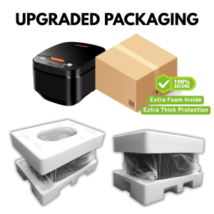 LEVINOVAZ Digital Multifunctional Rice Cooker Non-stick (5L) [Free Rice Cup & Plastic Ladle]