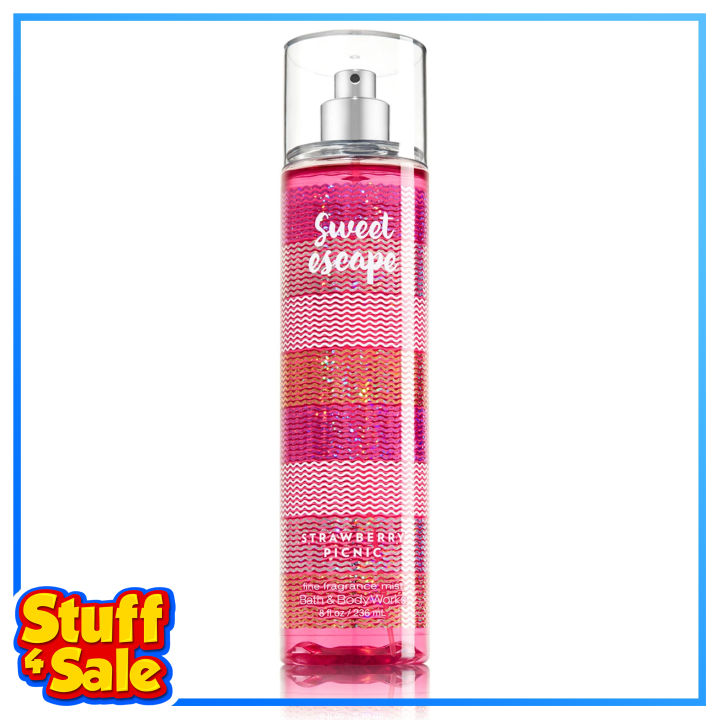 Bath & Body Works Sweet Escape Strawberry Picnic Fine outlet Fragrance Mist