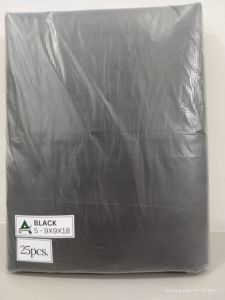 100pcs Trash Bags/Garbage bags Black/Small/Medium/Large/XL/XXL (HDPE&LDPE)