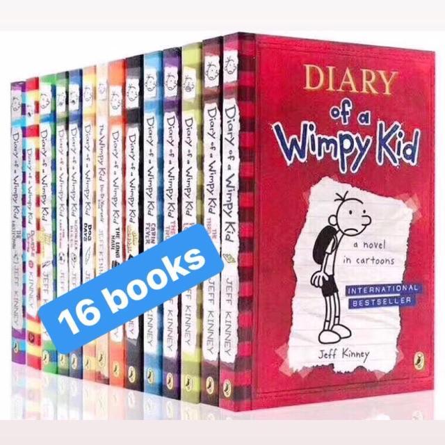 Diary of a Wimpy Kid Box Set (16 Books) | Kid's Story Book Diary of ...