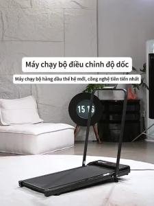 Máy chạy bộ gia đình gập gọn giảm chấn chống ồn 1-18km/h độ dốc đi bộ & chạy bộ.