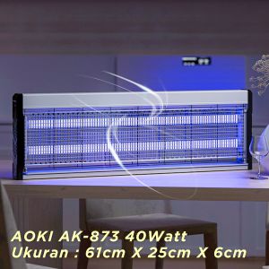 Perangkap Nyamuk Elektrik Ultraviolet AOKI 22W/30W/40W Hemat Energi - Alat Pembunuh Serangga Efektif - AK-873 / SK-872 / SK-871