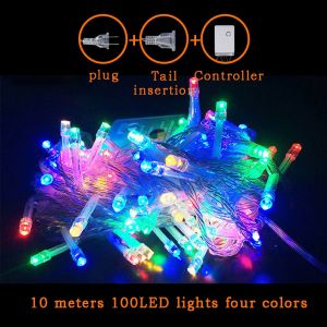 Protree LED Christmas Lights100 LED 10M String Indoor Outdoor Party Light Decor Lighting home light