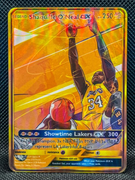 NBA Basketball: Shaquille O'Neal GX Pokemon Card | Lazada Singapore