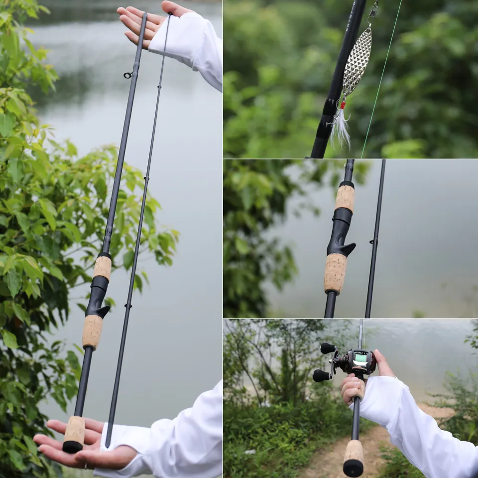 COD]Fishing Rod 1.8M High Carbon Rod Casting And Rod Spinning 2