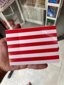 Isi 90 pcs sticker bendera Indonesia merah putih spesial DIRGAHAYU HUT RI