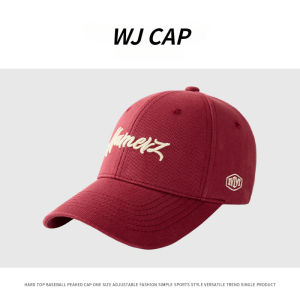 【WJ】Brown Duck Tongue Cap Summer Hardtop Baseball Cap Outdoor Leisure Sports Letter sunshade Hat