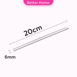 Better หลอดดูดน้ำ แบบแก้วใส ปลายเฉียง ใช้ดื่มชานม ชาไข่มุข ความยาว 20 cm glass straw