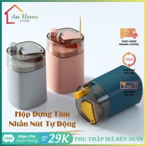 Hộp Đựng Tăm Xỉa Răng Thông Minh ANHOME Có Nút Nhấn Tự Động Tiện Lợi