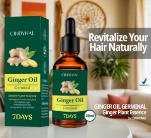 Luxefollicle Ginger Hair Growth oil  mengatasi rambut rontok dan kebotakan FA