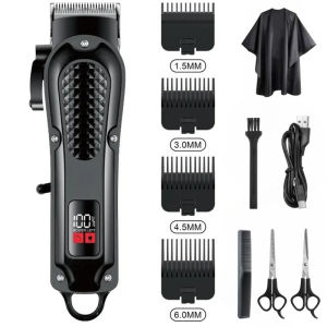 Cordless Adjustable Hair Clipper Professional Adjustable Beard Hair Trimmer For Men Electric Haircut Machine Rechargeable