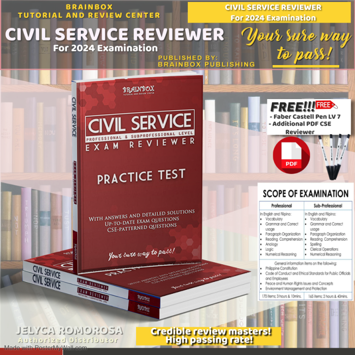 CIVIL SERVICE REVIEWER PRACTICE TEST 2024 BRAINBOX PUBLISHING Lazada PH   30f02ee878b9539f6a64ae6765f1b368  720x720q80 