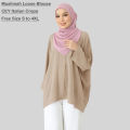 Mini Kaftan Baju Kelwar Ironless Fit S to 3XL / Free Size Blouse Kaftan / Italian Crepe. 