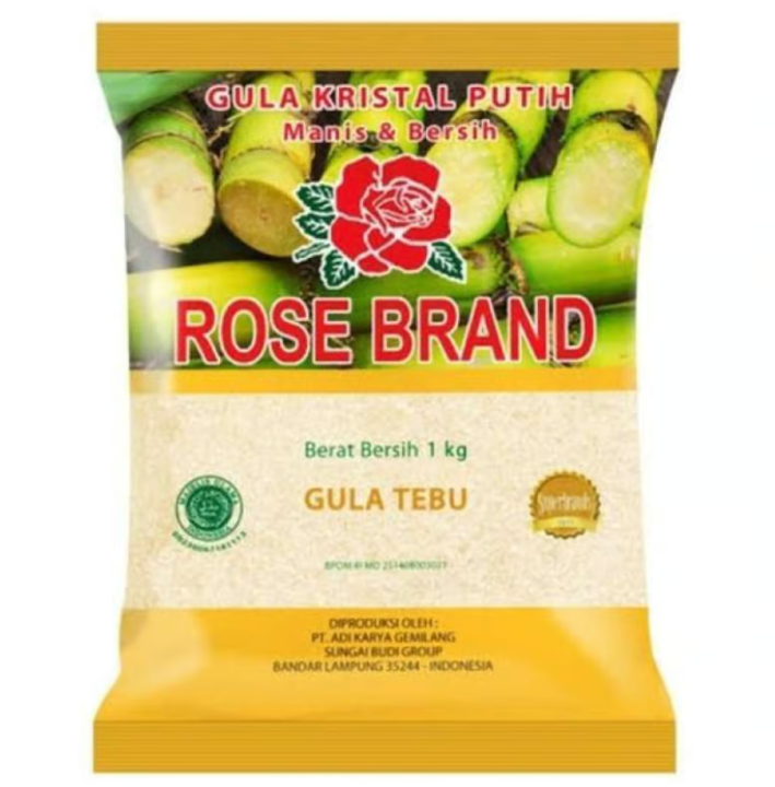 ROSE BRAND GULA PASIR KUNING 1 KG