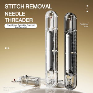 Quick Needle Threading】Elderly Needle Threading Tool🏆老人专用穿针神器🍒New Multifunctional Seam Remover/ Home Use Two-in-One Seam Remover and Needle Threader/ Luxury Needle Threading Tool/ Portable Needle Threader