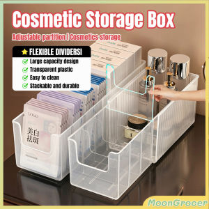 Cosmetic Storage Box Makeup Table Mask Skin Care Product Organizer Shelf Transparent 1Pcs