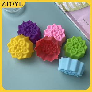 ZTOYL 5 cái Hoa Silicone Nến Khuôn Tự Làm Handmade 3D Rose Xà Phòng Thạch Cao Nhựa Khuôn Bánh Nướng Công Cụ Nhà Bếp Đảng Trang Trí Cung Cấp