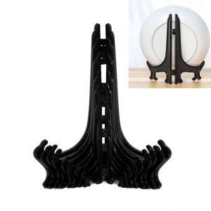 PETIYOUZA 5PCS แฟชั่น ขาตั้ง ฐานรูปภาพ ชั้นวางจาน ที่เก็บของ ขาตั้งจอแสดงผล กรอบรูป