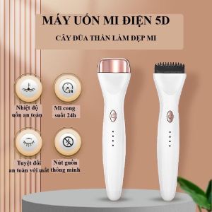 Máy Đẩy CuộN Lông Mi 5D Mẫu Mới Dụng Cụ Kẹp Lông Mi Uốn Lông Mi Bằng Điện Tự Nhiên Định Hình Bền Lâu Dụng Cụ Thần Thánh. Máy Uốn Mi Nhiệt 5D Thông Minh Tự Nhiên Lâu Trôi .Máy uốn mi nhiệt 5d sạc pin tiện dụng