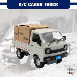 Jackjacktoys Mainan Kendaraan Anak Truck Box and Pick Up Remote Control Mobil Kargo Box dan Mobil Kargo Pick Up Lampu Dapat Menyala
