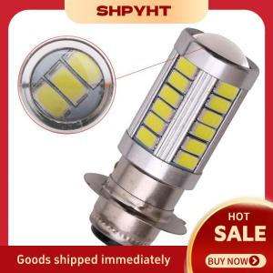 SHPYHT 1PC px15d ba20d LED sương mù ánh sáng đèn tự động xe máy Đèn pha 33 SMD động cơ ánh sáng đèn pha