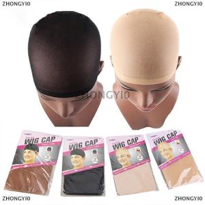 [COD] ZHONGYI0 High quality wig cap lined with mesh black ladies real hair lace forehead wig