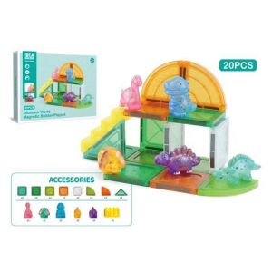 Childrens Strong Magnetic Building Block Nature Forest Colour Window Educational Assembly Transformation