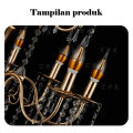 Lampu Gantung Kristal 6/8 Lampu Chandelier 50-70cm Gaya retro Amerika Bahan Besi Warna Emas Ruang Tamu Ruang. 