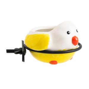 Bird Feeders Waterer Ceramic Bird Bowl For Cage Bird Water Bowl Drinker Water Feed Dispenser