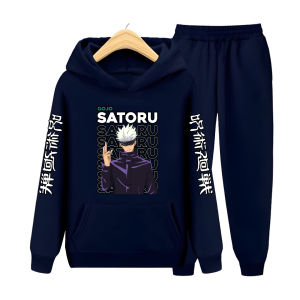 Baju Setelan Anak Gojo Satoru Untuk Usia 3-12 Tahun