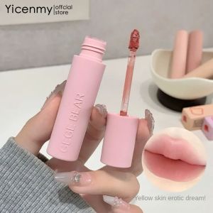 Yicenmy Gege Bear Macaron ผงริมฝีปากโคลนความอิ่มต่ำ Matte Velvet เคลือบริมฝีปากที่ยาวนานลิปกลอสลิปกระแต