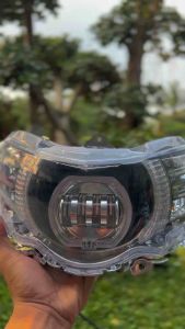 Lampu Depan Mio M3 Custom Daymaker Biled Projie 4 Lensa