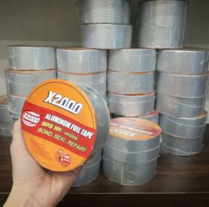 X2000 Super Strong Aluminum Foil Tape Heavy Duty Waterproof Leak-Proof Adhesive for Roof Repair Pipe Sealing HVAC