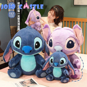 JOJO CASTLE 35/45/60/80cm Big Size Disney Stitch Plush Doll Toys Anime Lilo & Stitch Stuffed Doll Cute Stich Plush Dolls Kids Xmas Baby Gifts