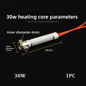 UNMEGONI 1/10pcs 220V Electric Soldering Iron Core 30W40W60W100W High Temperature Resistance Metalworking Accessory High Quality Spare Part Equipment