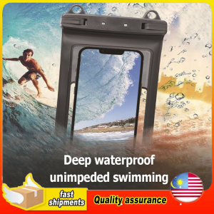 Universal Outdoor Waterproof Mobile Phone Bag Underwater Swimming Phone Bag Diving Protective Case Bag Touch screen for Xiaomi Huawei Samsung Oppo Vivo iphone