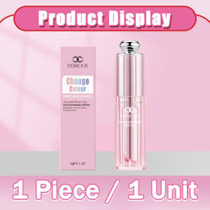 LYDIMOON Thermochromic Color Changing Lipstick 3g Zero Harmful Additives Vitamin E Hydrating Lip Balm Temperature PH Color Shift Repair Dry Cracked Dull Lips Fade Lip Lines Non Greasy Long Lasting Daily Lip Cosmetic For Women Students