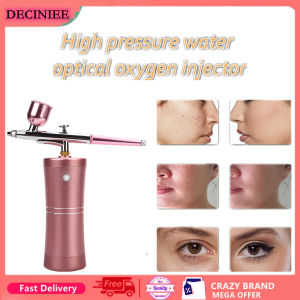 DECNINEE Oxygen Injector Water Oxygen Wireless Airbrush Compressor Face Moisturizing Sprayer Foundation Makeup Oxygen Infusion Apparatus