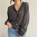 Peach Poppy CANDY Knit Top Cardigan - Atasan Cardi Wanita Baju Panjang Knitwear. 