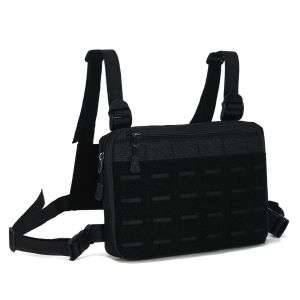 กระเป๋าคาดหน้าอกทหารแบบยุทธวิธี กระเป๋าคาดหน้าอกสำหรับล่าสัตว์ กระเป๋าคาดหน้าอกสำหรับปั่นจักรยานกลางแจ้ง อเนกประสงค์