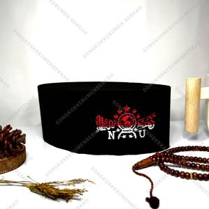 SONGKOK PECI NU MERAH PUTIH tinggi Normal (9 cm) + Ada Dus Setiap Peci