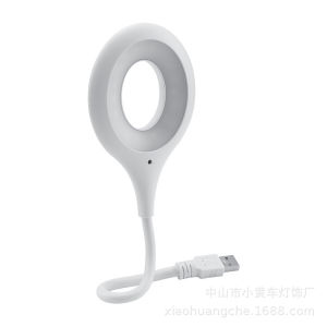 โคมไฟตั้งโต๊ะกลางคืน โคมไฟตั้งโต๊ะ ไฟกลางคืน เคลือบเงาวงแหวน ไม่ต้องมีสวิตช์แสง เงียบ ปลั๊กแอนด์เพลย์