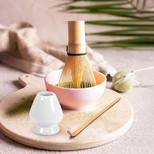Japanese Tea Set Matcha Whisk Chasen Tea Spoon Tea Holder Chasen Holder Matcha Tea Set Bamboo Accessories